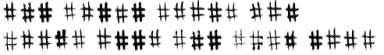 BM Graphics - Hash Tags by GraphicsBam Fonts — Dingbats Font — thumbnail 5