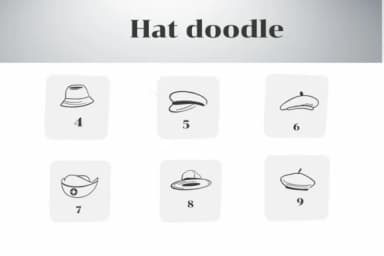 Hat Doodle by Apiwat Type — Dingbats Font — thumbnail 4
