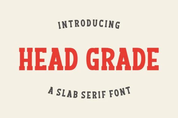 Head Grade by Arnika Studio — Slab Serif Font