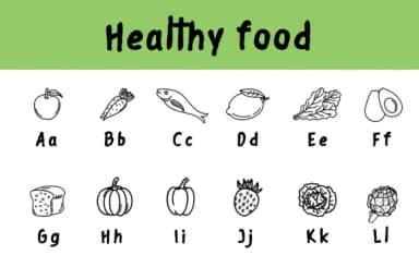 Healthy Food by Chonada — Dingbats Font — thumbnail 2