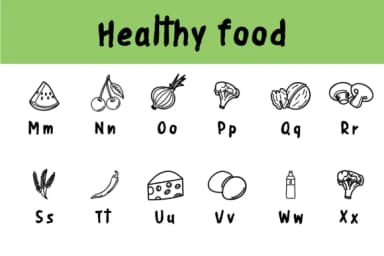 Healthy Food by Chonada — Dingbats Font — thumbnail 3