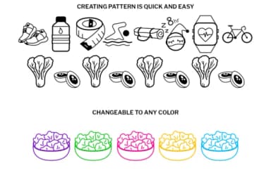 Healthy Lifestyle by digitalplannerland — Dingbats Font — thumbnail 3