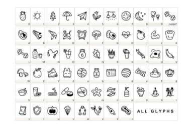 Healthy Love by YandiDesigns — Dingbats Font — thumbnail 2