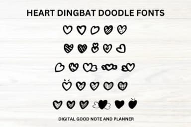 Heart by fonty88 — Dingbats Font — thumbnail 1