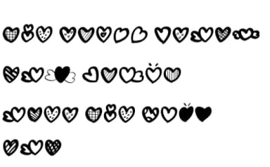 Heart by fonty88 — Dingbats Font — thumbnail 4