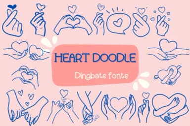 Heart by Nun Sukhwan — Dingbats Font — thumbnail 1