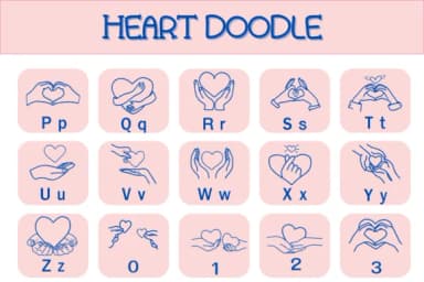 Heart by Nun Sukhwan — Dingbats Font — thumbnail 3