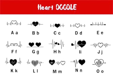 Heart by Nun Sukhwan — Dingbats Font — thumbnail 2