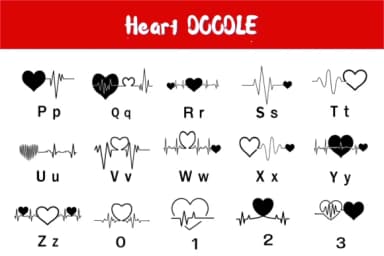 Heart by Nun Sukhwan — Dingbats Font — thumbnail 3