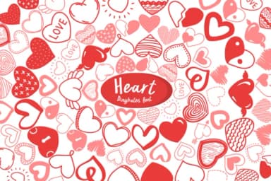 Heart by Chonada — Dingbats Font — thumbnail 1