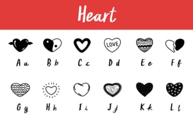 Heart by Chonada — Dingbats Font — thumbnail 2