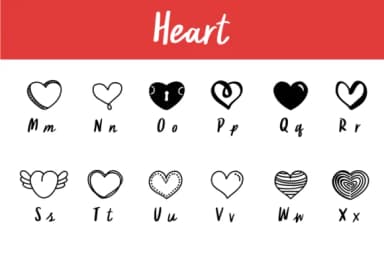 Heart by Chonada — Dingbats Font — thumbnail 3