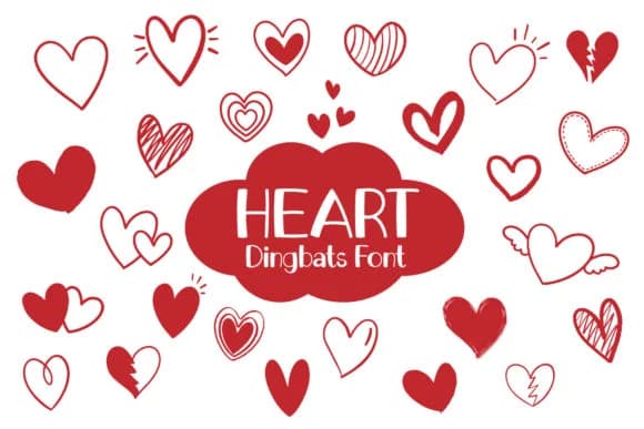 Heart by Fox7 — Dingbats Font