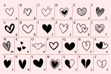 Heart by Fox7 — Dingbats Font — thumbnail 2