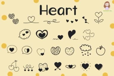 Heart by Foam-Design Store — Dingbats Font — thumbnail 1