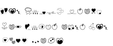 Heart by Foam-Design Store — Dingbats Font — thumbnail 7