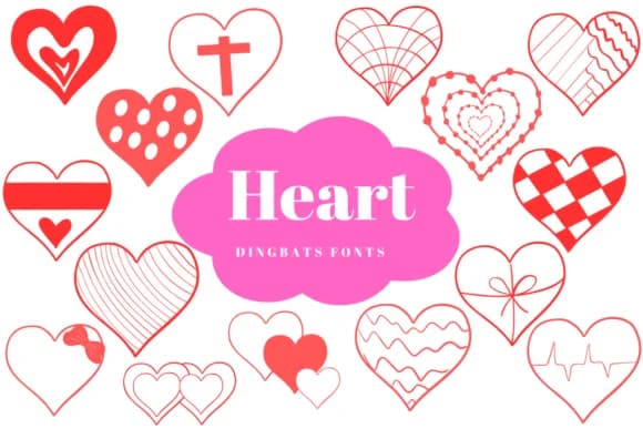 Heart by Suphitchaya — Dingbats Font
