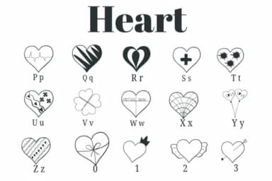 Heart by Suphitchaya — Dingbats Font — thumbnail 3