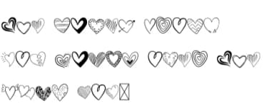 Heart by Sirinart — Dingbats Font — thumbnail 8
