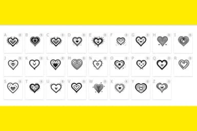 Heart by MOMAT THIRTYONE — Dingbats Font — thumbnail 2