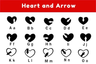 Heart and Arrow by Nun Sukhwan — Dingbats Font — thumbnail 2