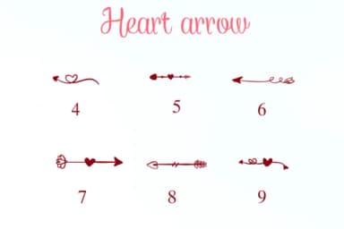 Heart Arrow by Nongyao — Dingbats Font — thumbnail 4