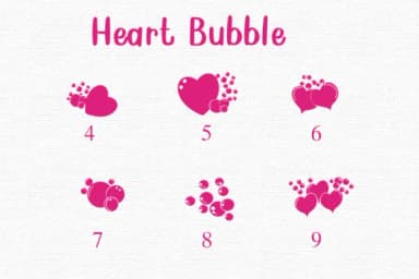 Heart Bubble by Nongyao — Dingbats Font — thumbnail 4