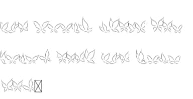 Heart Butterfly by CraftedType Studio — Dingbats Font — thumbnail 5