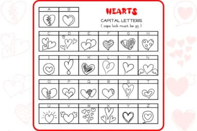 Heart Dingbats by WADLEN — Dingbats Font — thumbnail 2