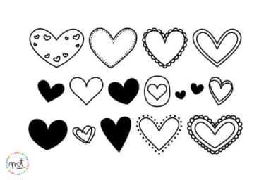 Heart Doodle 3 by Miss Tiina — Dingbats Font — thumbnail 2