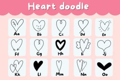 Heart Doodle by Natchuta — Dingbats Font — thumbnail 2
