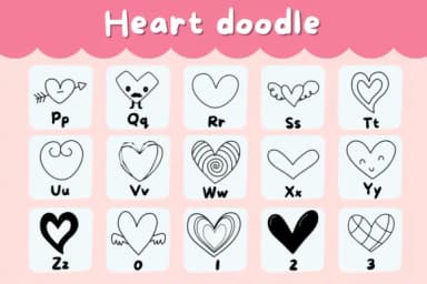 Heart Doodle by Natchuta — Dingbats Font — thumbnail 3