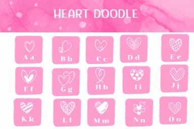 Heart Doodle by Ketsarin — Dingbats Font — thumbnail 2