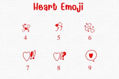 Heart Emoji by Sontaya — Dingbats Font — thumbnail 4