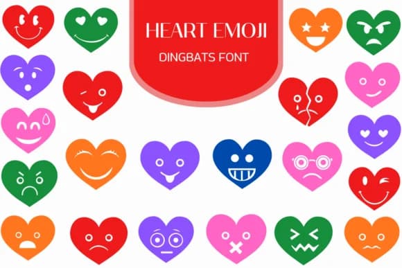 Heart Emoji by Heartcraft Atelier — Dingbats Font