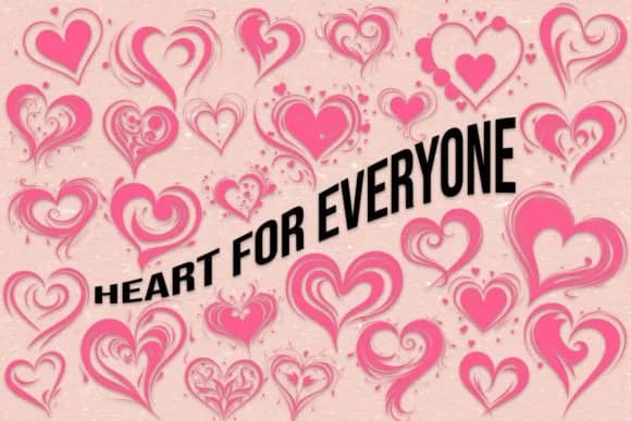 Heart for Everyone by MOMAT THIRTYONE — Dingbats Font