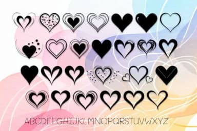 Heart for Someone by MOMAT THIRTYONE — Dingbats Font — thumbnail 2