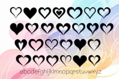Heart for Someone by MOMAT THIRTYONE — Dingbats Font — thumbnail 3