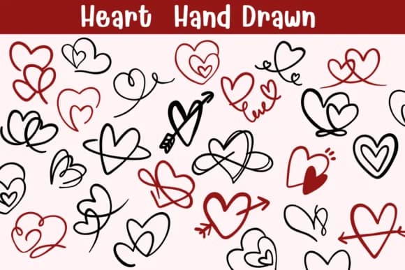 Heart Hand Drawn by Sontaya — Dingbats Font