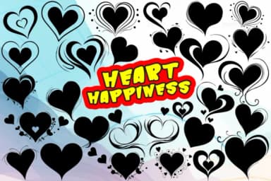 Heart Happiness by MOMAT THIRTYONE — Dingbats Font — thumbnail 1