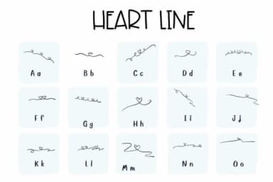 Heart Line by Sirinart — Dingbats Font — thumbnail 2