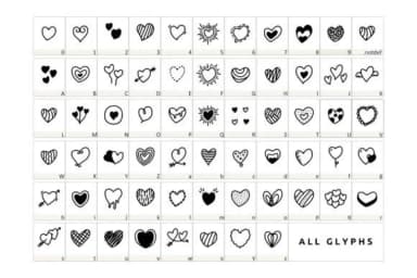 Heart Love by YandiDesigns — Dingbats Font — thumbnail 2