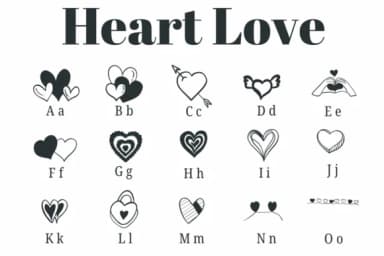 Heart Love by Suphitchaya — Dingbats Font — thumbnail 2