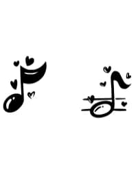 Heart Musical Notes by onoborgol — Dingbats Font — thumbnail 6