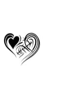 Heart Polynesian Tribal by MOMAT THIRTYONE — Dingbats Font — thumbnail 3