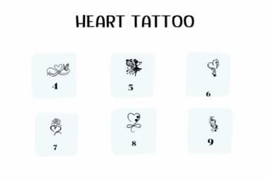 Heart Tattoo by Ketsarin — Dingbats Font — thumbnail 4