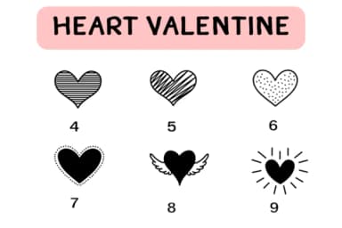 Heart Valentine by Nun Sukhwan — Dingbats Font — thumbnail 4