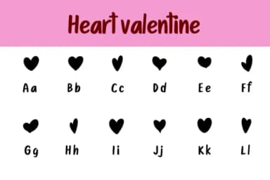 Heart Valentine by Chonada — Dingbats Font — thumbnail 2