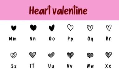 Heart Valentine by Chonada — Dingbats Font — thumbnail 3