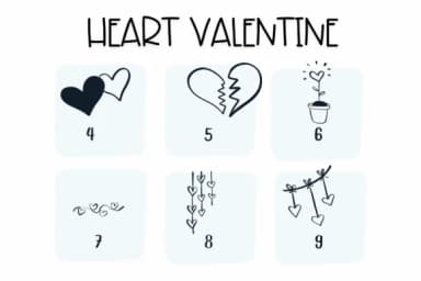 Heart Valentine by Sirinart — Dingbats Font — thumbnail 4